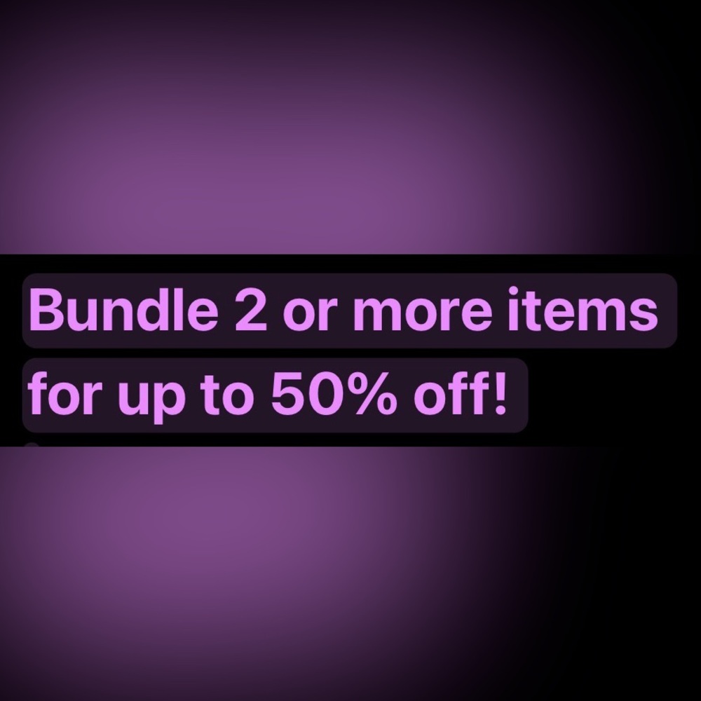 Bundle Savings Promotional Offer - Up to 50% Off Multiple Items